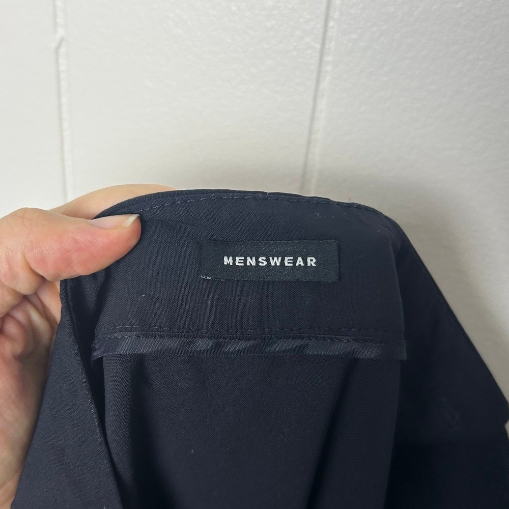 LAFAYETTE 148 NEW YORK‎ Menswear Navy Dress Pants Trousers Size 14 AS IS - Picture 9 of 10
